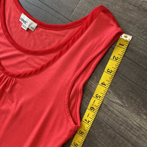Covet sleeveless modal spandex summer vacation dress orange/red size XS - Picture 11 of 11